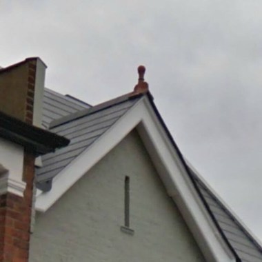 Victorian 4 leaf ball ridge finia